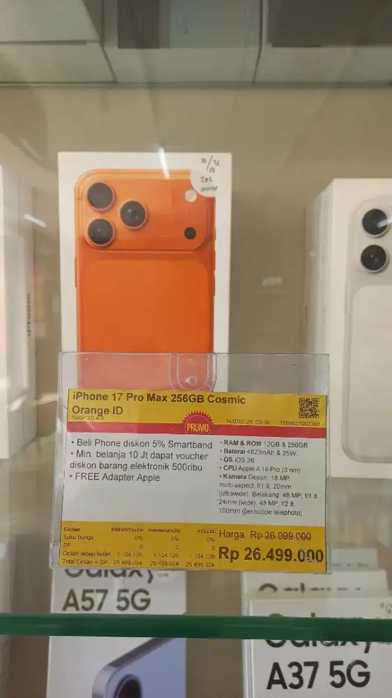PROMO CICILAN BUNGA 0% HOME CREDIT ( iPhone 17 Pro Max 256GB )