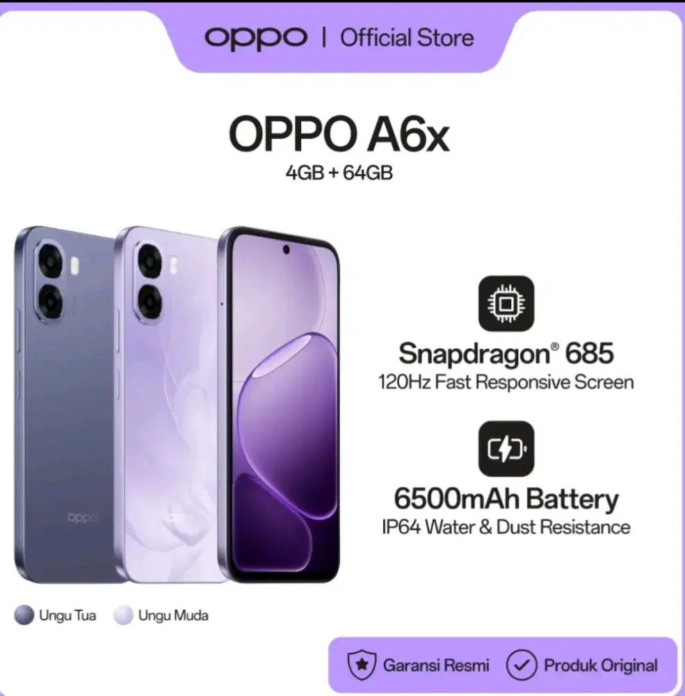 Hp oppo A6T Ram4/64Gb