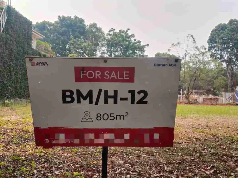 DI JUAL TANAH KAVLING STRATEGIS BINTARO JAYA MENTENG