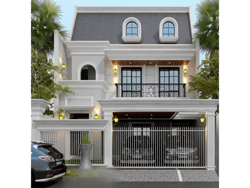 ND132 Rumah American Classic Akses 2 Mobil Tebet Jakarta Selatan
