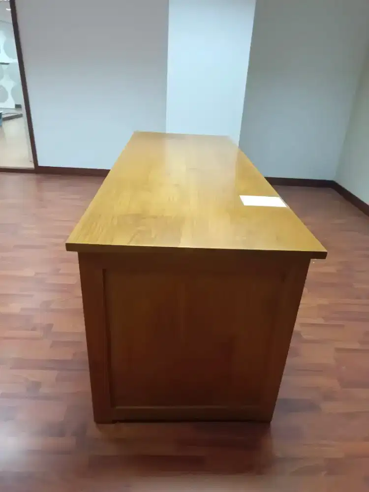 Meja kayu jati asli