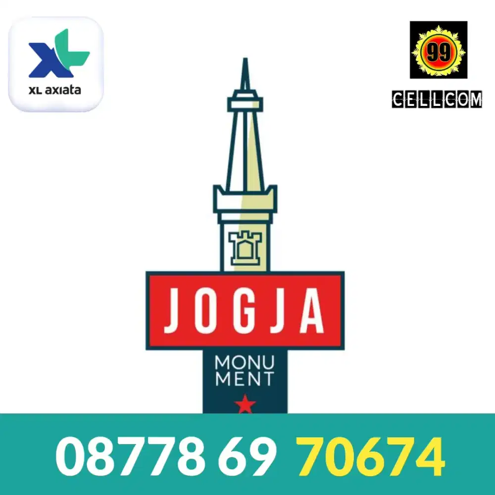 Nomor Cantik XL Reguler JOGJA 70674 Reguler 4G/5G New Segel Prabayar