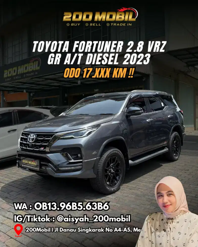 Toyota Fortuner 2.8 VRZ GR A/T 2023 Diesel