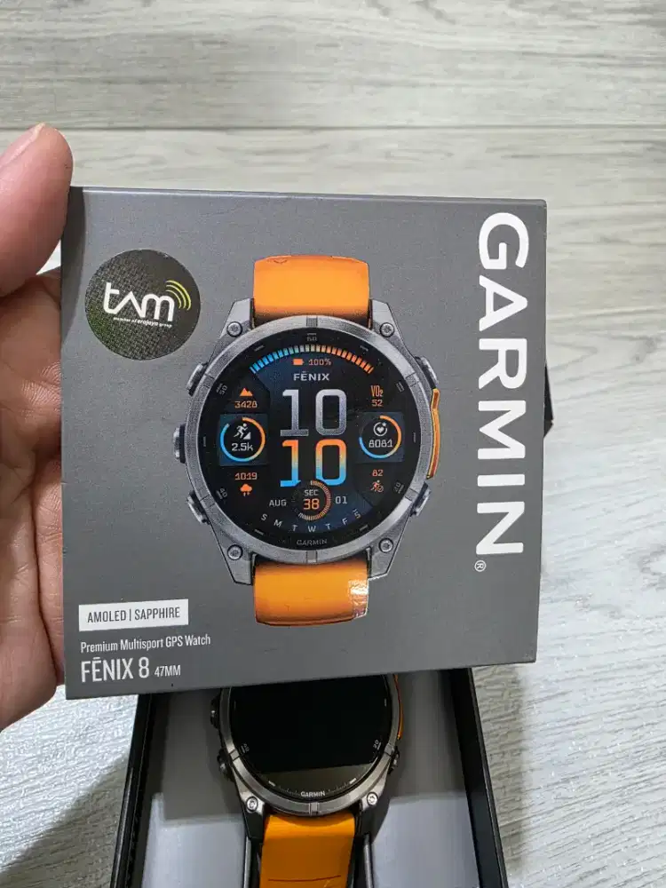 Watch Garmin Fenix 8 47mm Orange Fullset