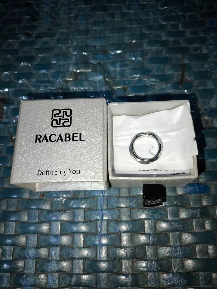 cincin titanium racabel flux silver