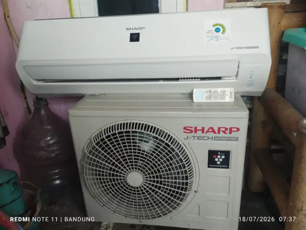 AC Sharp jtec inverter R32 1/2pk+pasang garansi