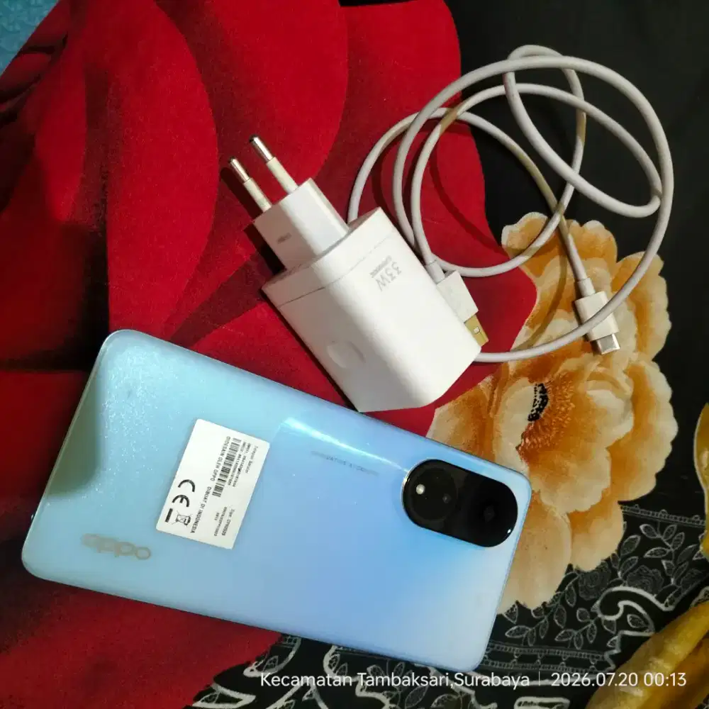 Oppo A98 5G 8/256 hp charger original