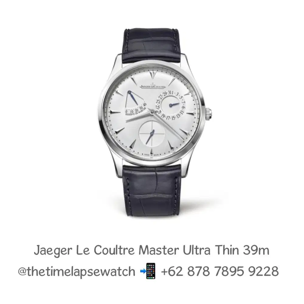 Jaeger Le Coultre Master Ultra Thin ‘Reserve De Marche’ Silver 39 mm