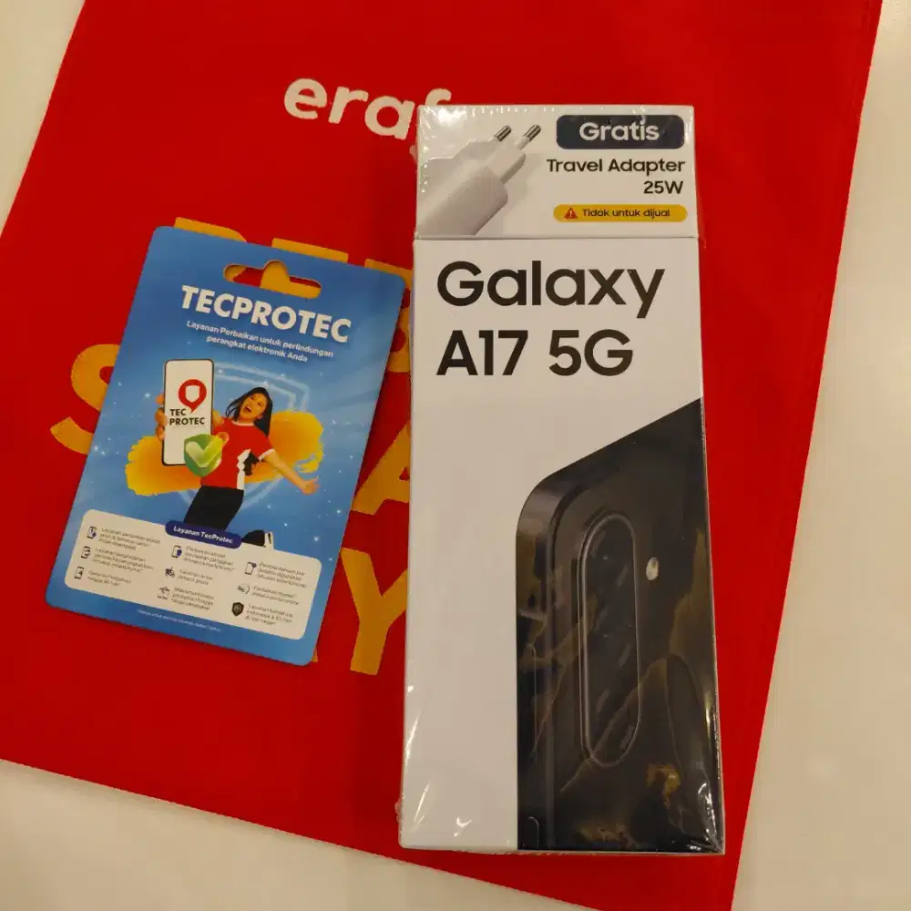 Samsung A17 5G Black 8/256 Original Hitam New BNOB Garansi 1 Tahun