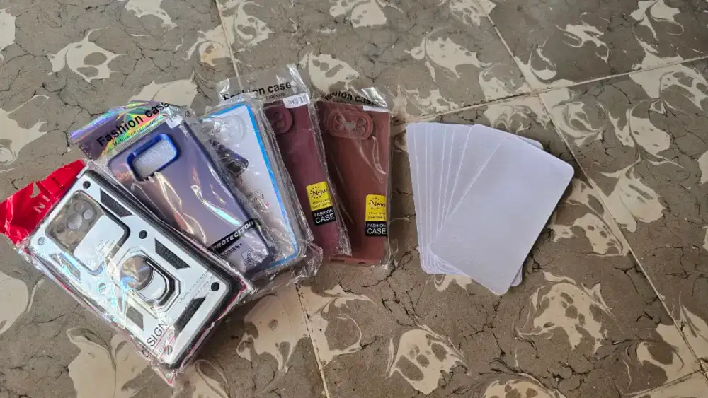 5 case Poco x 3 pro dan 8 skin pelindung belakang hp