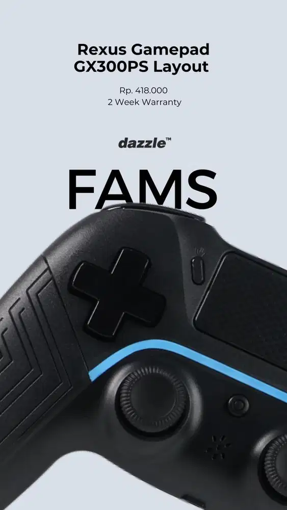 GAMEPAD REXUS GX300 GARANSI 1 TAHUN