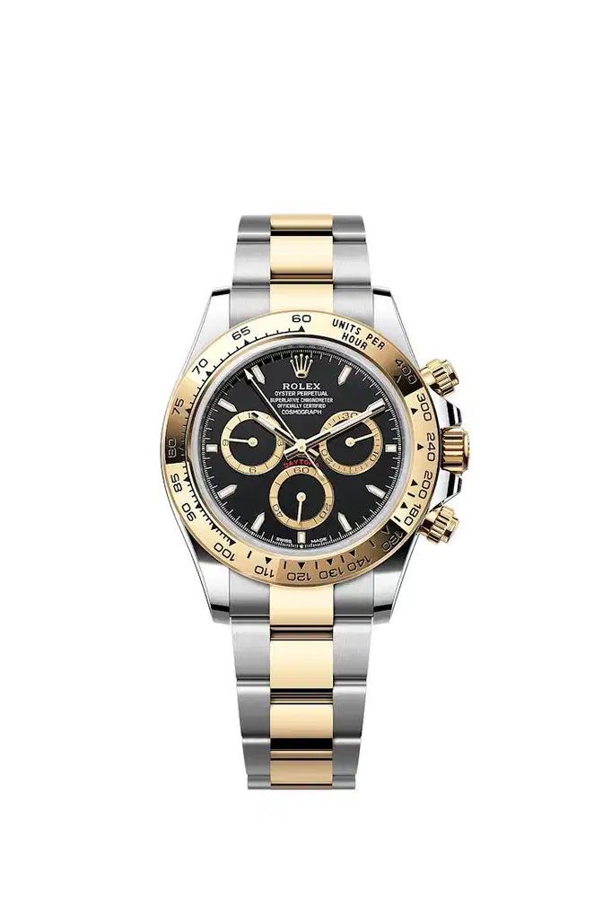 Rolex Daytona Black Dial, Steel & 18K Yellow Gold