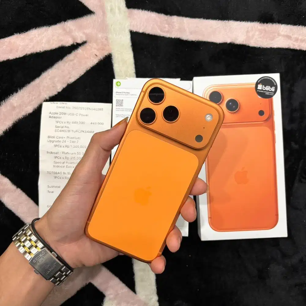 iPhone 17 Pm 256gb Bh 100% cc 73 Garansi On