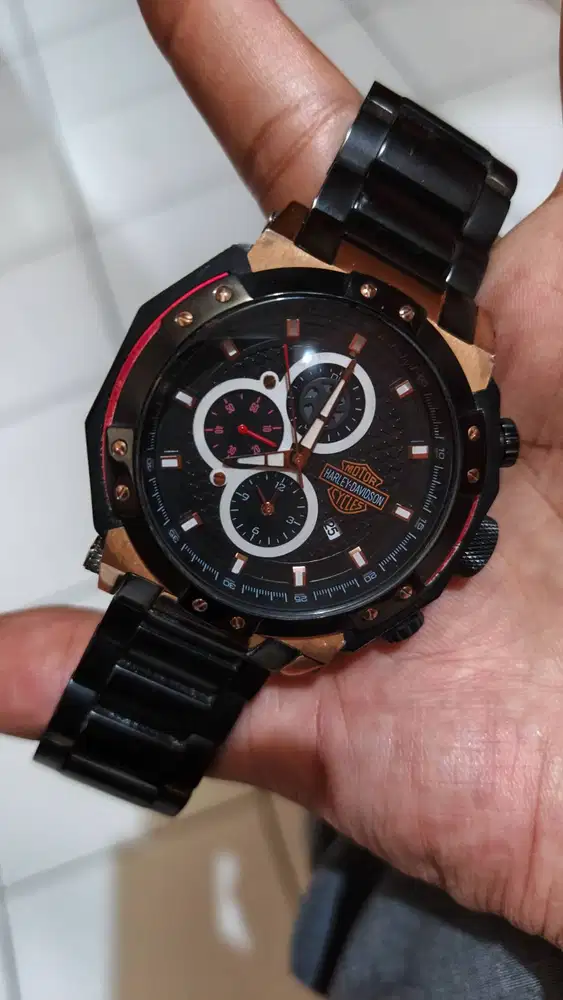 Jam Tangan Harley Davidson Chronograph