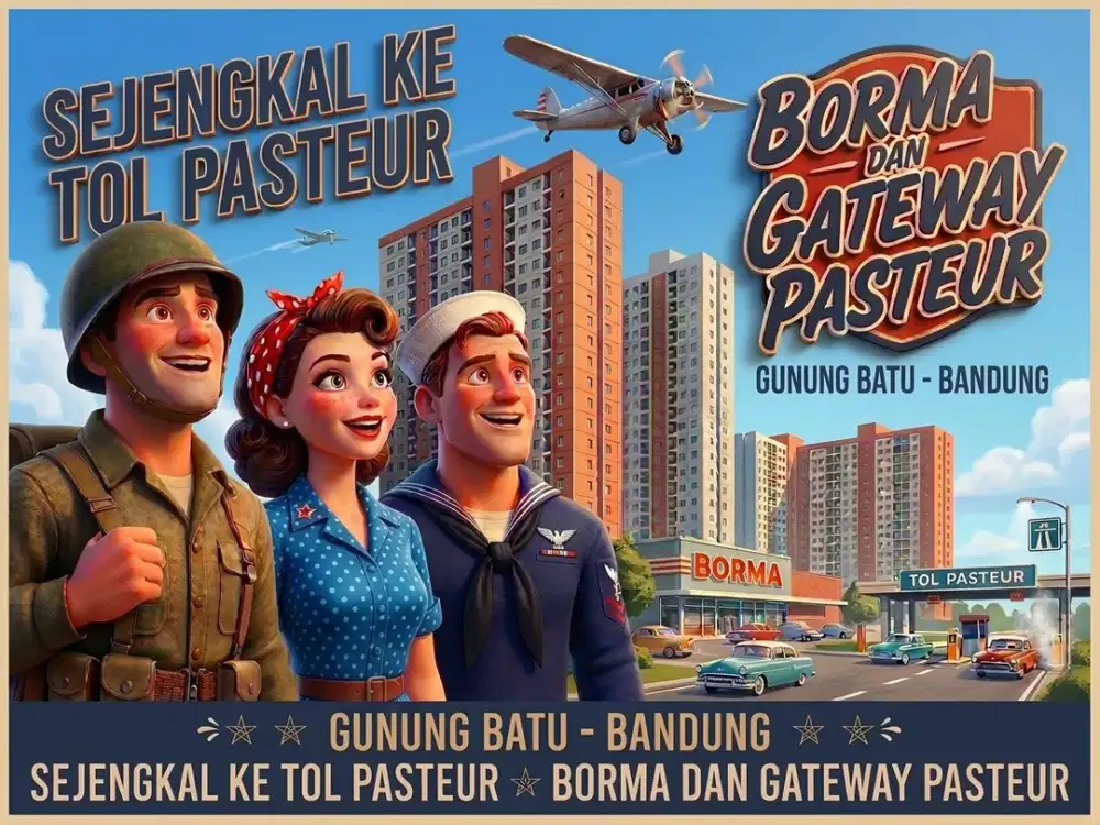 JUAL RUMAH DI MEGA RAYA, GUNUNG BATU, PASTEUR, BANDUNG KOTA