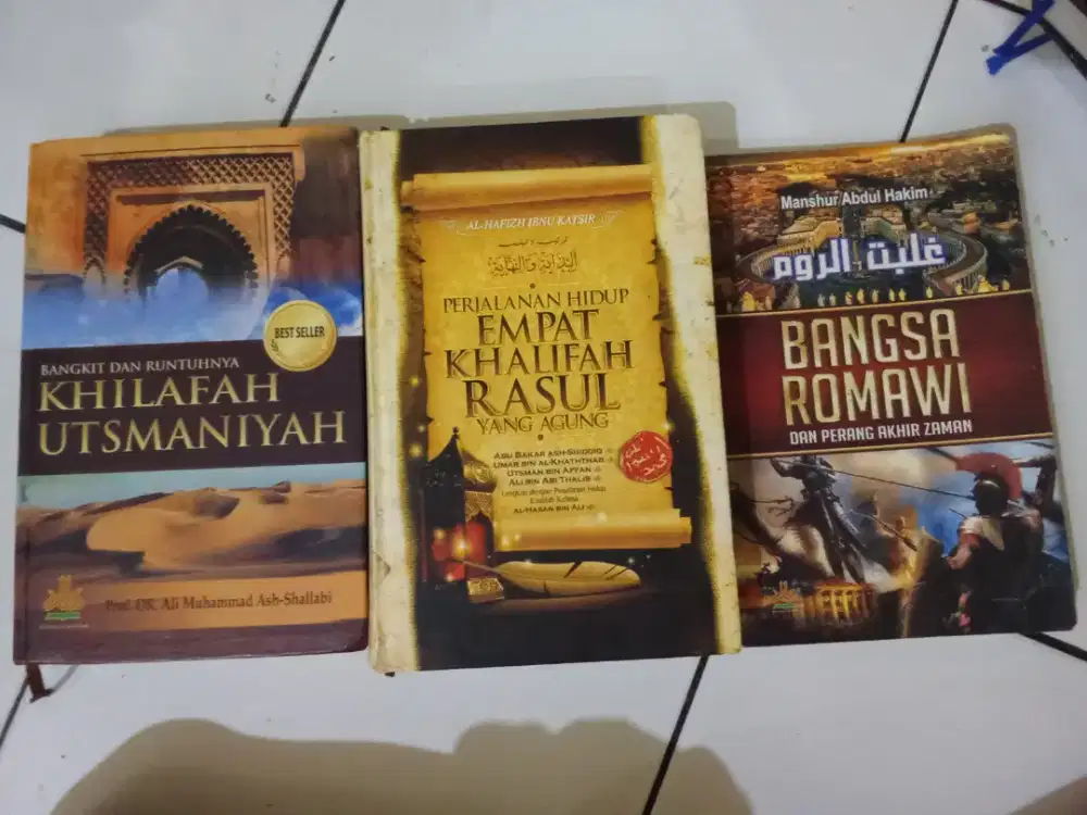 Paket 3 Buku Sejarah Islam Populer & Khulafaur Rasyidin Lengkap