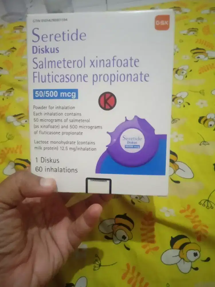 Obat asam  seretide diskus 50/500 mcg
