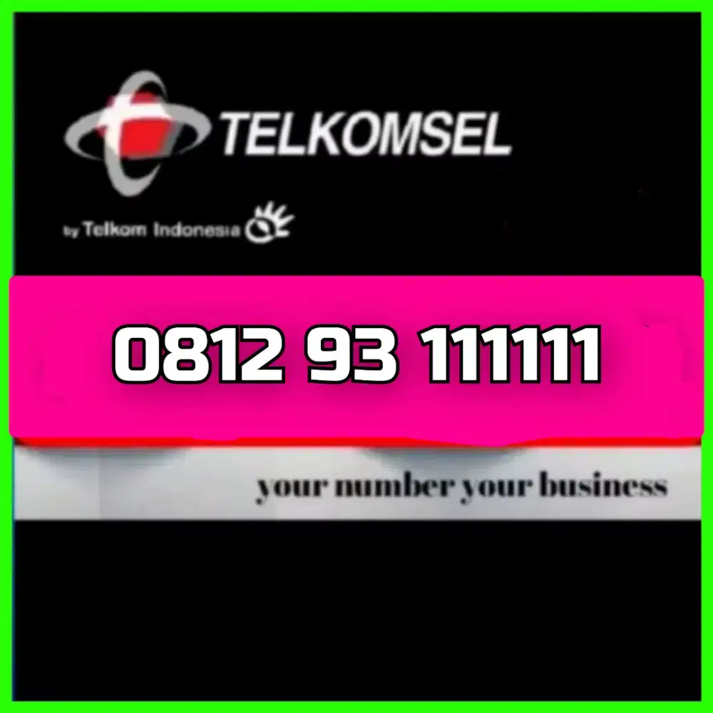 Nomor cantik simpati Telkomsel super