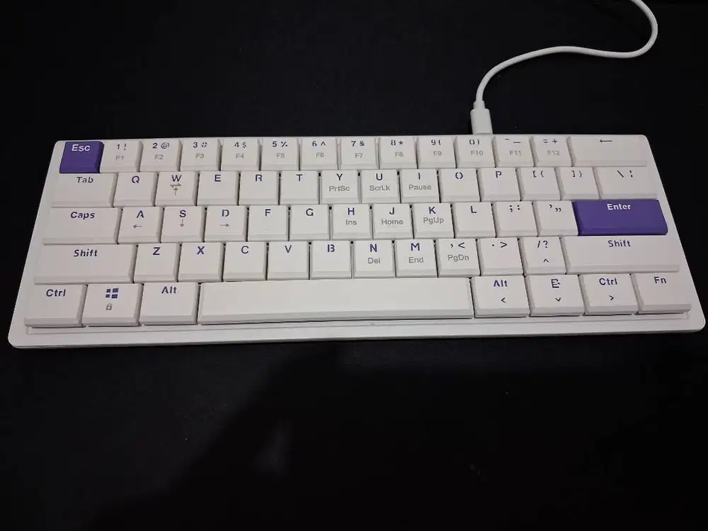 Mechanical Keyboard AJAZZ NKL61LP White (Low Profile Keyboard)