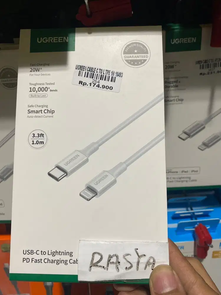 UGREEN CABLE TO L TPE 1M 10493 | ATLANTIS DAHSYAT
