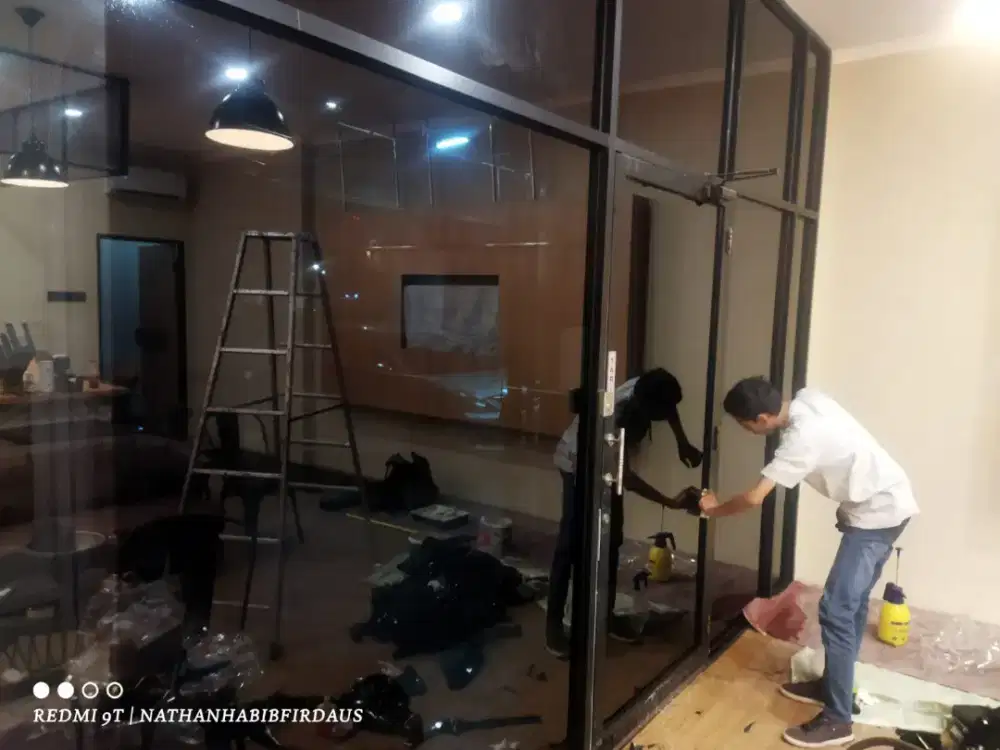 JASA PASANG KACA FILM ONE WAY KACA FILM RIBEN
