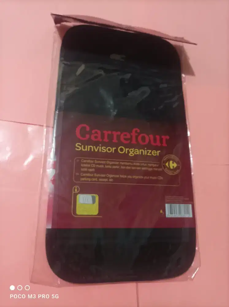 Sunvisor organizer mobil sederhana