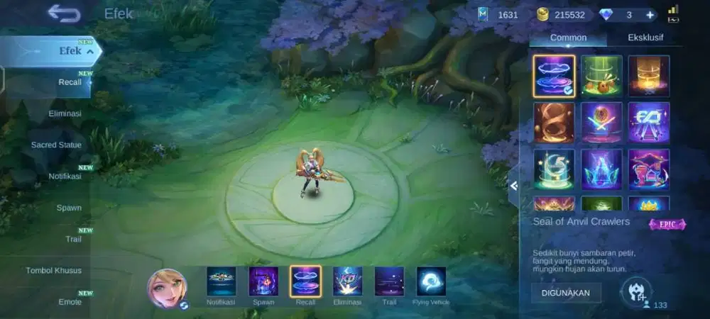 Jual akun mobile legends