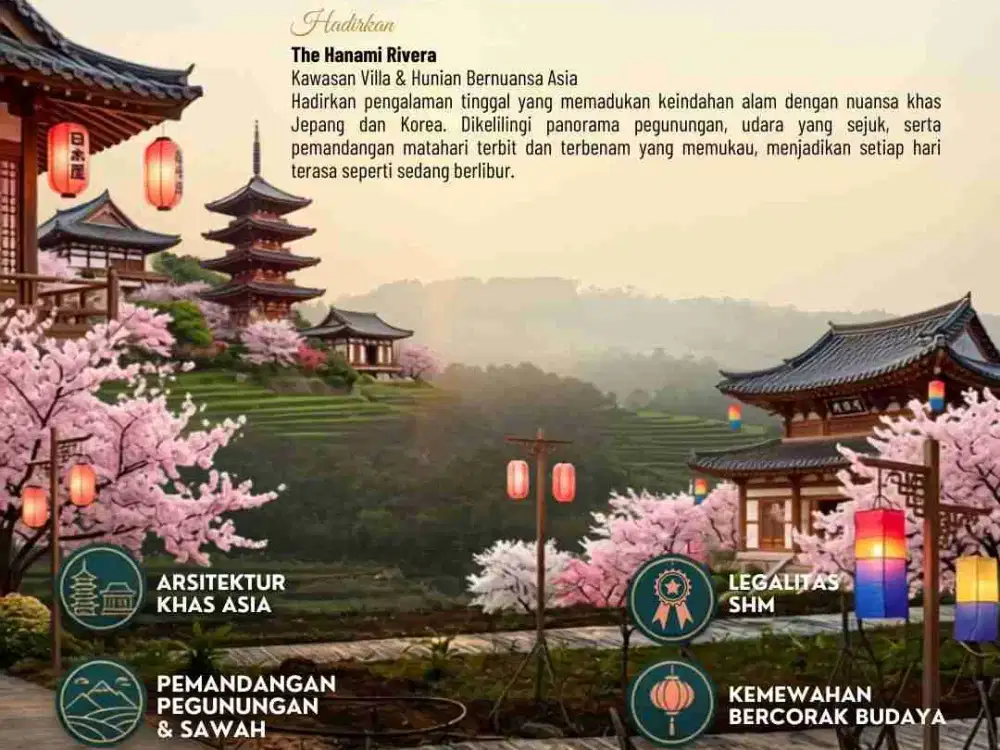 Di Jual Kavling Villa Exklusife siap bangun di Puncak 2 Bogor bernuansa jepang korea