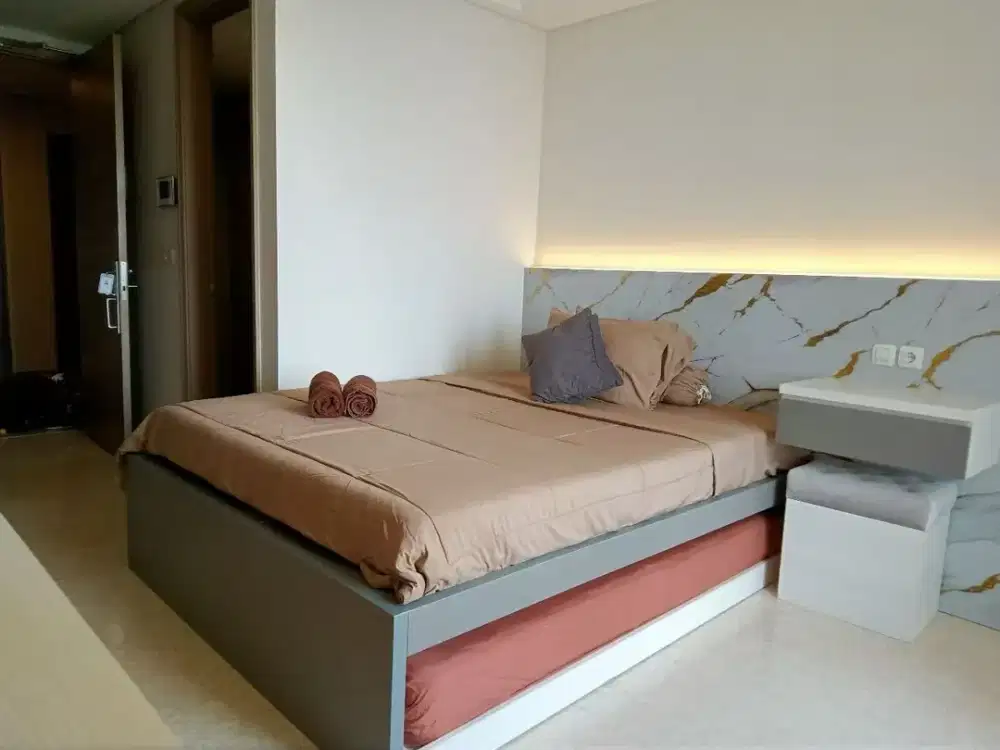 Disewakan Apartment Gold Coast Pik, Tower Carribean, Uk.29m2, Full Furnish