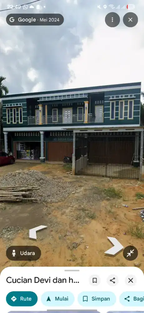 Ruko 3Pintu 2Lantai,Listrik & Sumur Bor Tiap Ruko,Pinggir Jalan Lintas
