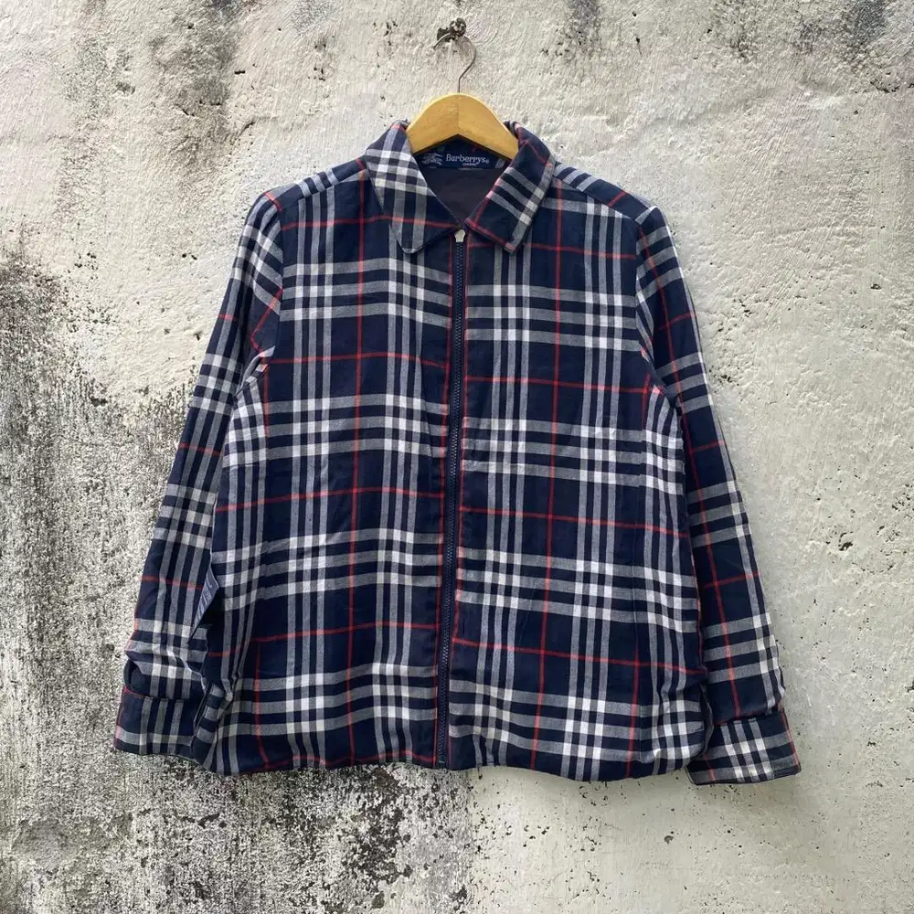 Jaket harrington Burberrys - Size L - Reversible jacket motif pattern