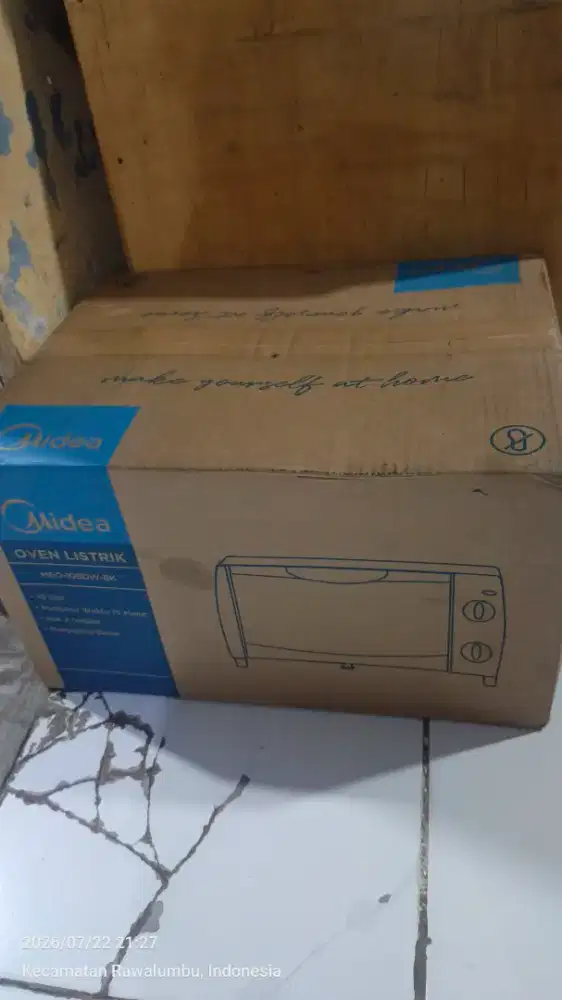 Di jual kondisi baru oven listrik Midea Rp. 350.000