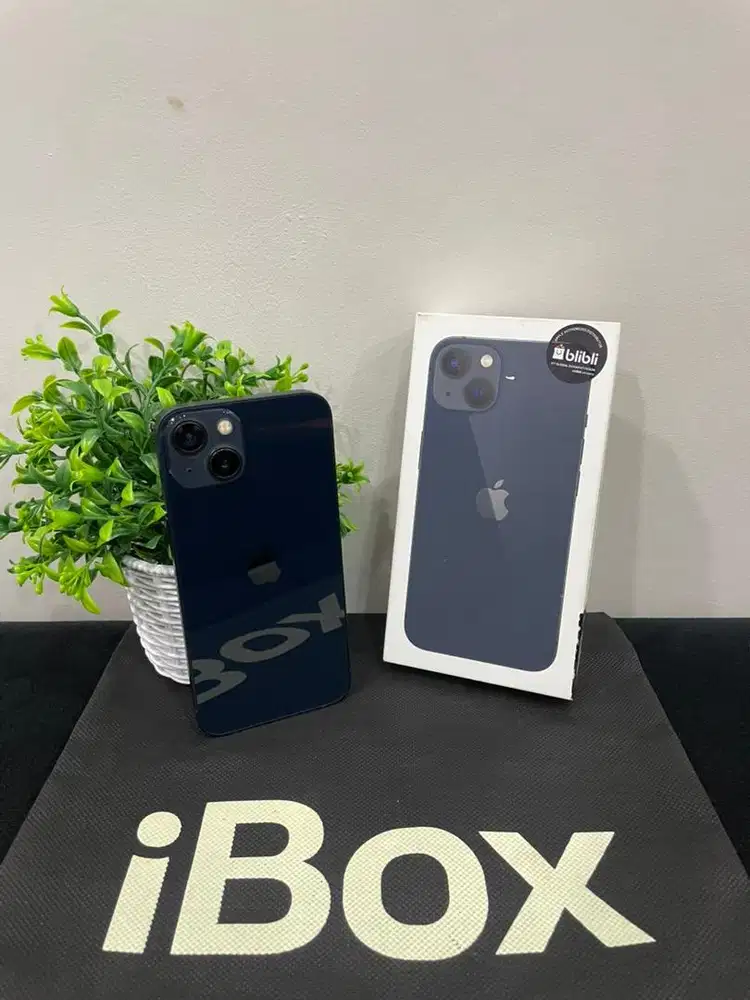 IPhone 13 128GB iBox Midnight mulus Fullset Ori BH 89% 3Utool 98