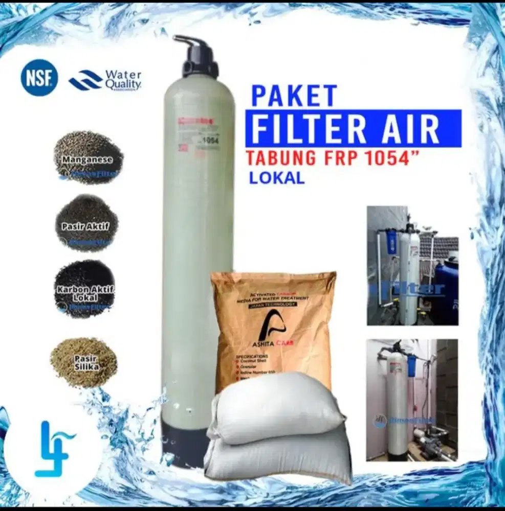 Jual pasang dan ganti media filter air tanah/PAM