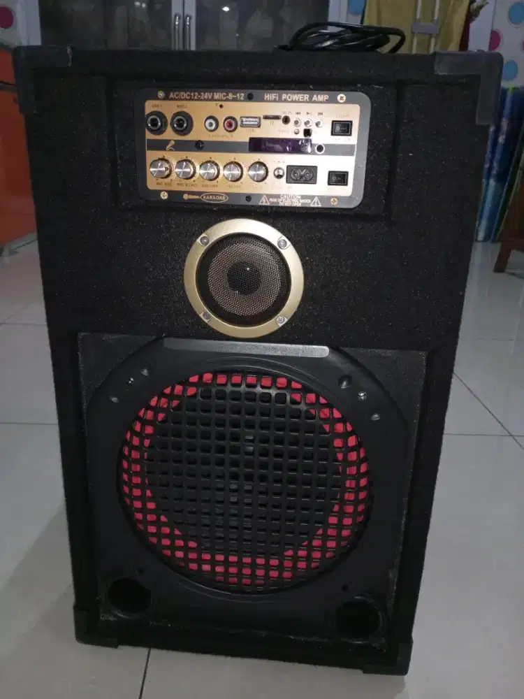 Speaker aktif 10 inch Bluetooth remote custom mantab