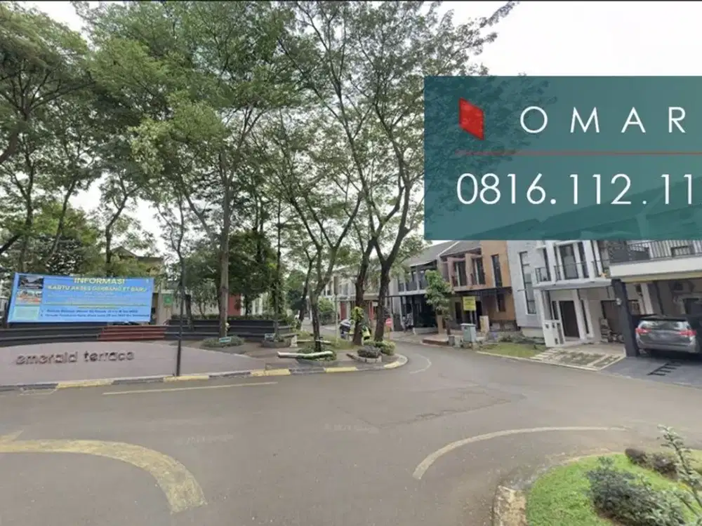 Emerald Terrace harga murah 300  M ke masjid ashaft dekat fresh market bintaro harga nego
