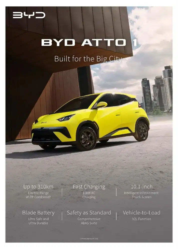 Byd Atto 1 VIN 2026