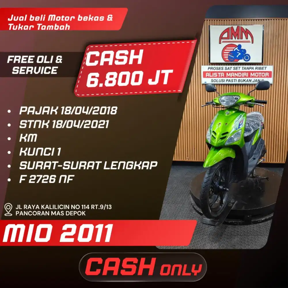 MIO 2011 CASH ONLY ALISTA