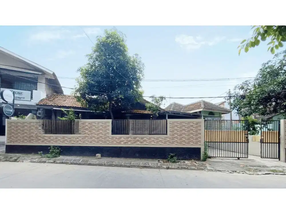 S719 Rumah Pinggir Jalan Hitung Tanah Murah Pekayon Bekasi Selatan