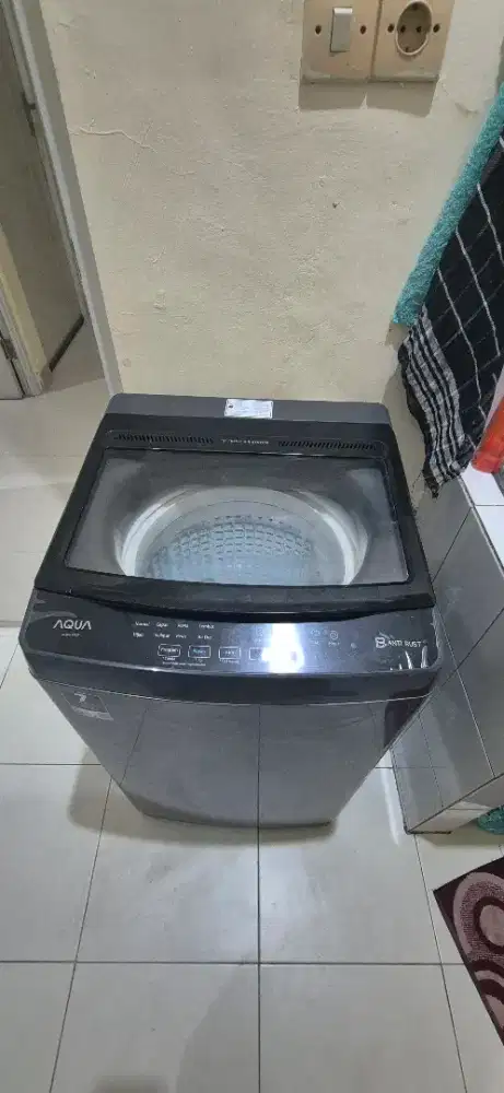 AQUA Mesin Cuci 1 Tabung Top Load 9 Kg - AQW-900F