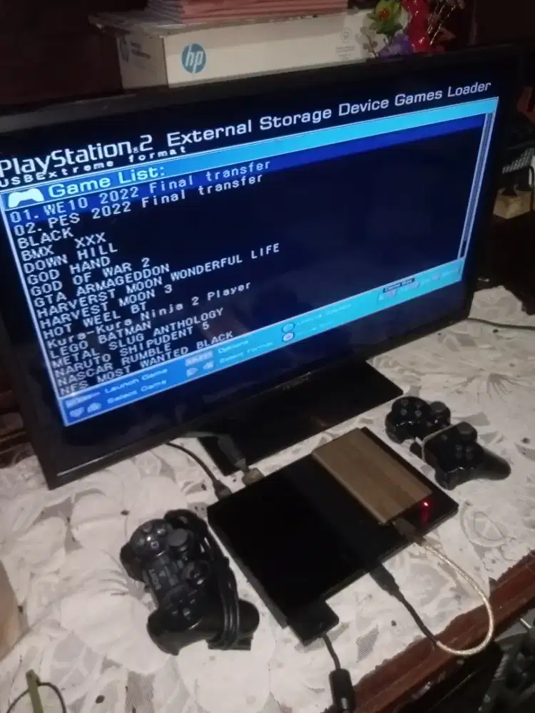 Ps2 slim matrix sudah hardis normal.