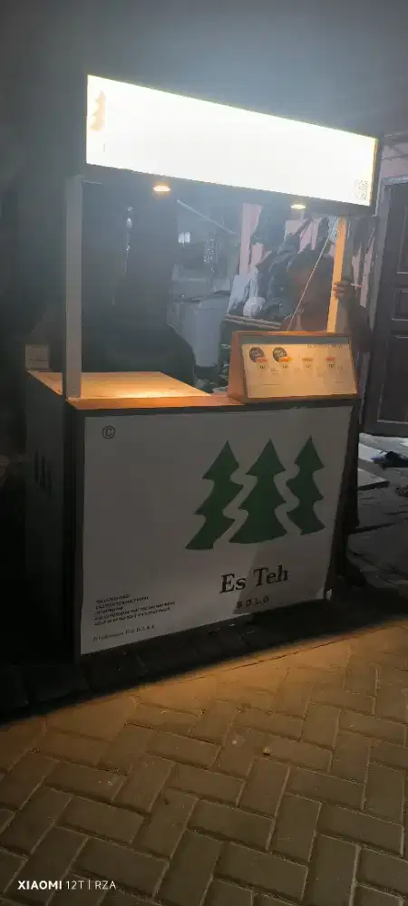 Booth stand gerobak dagang usaha jualan