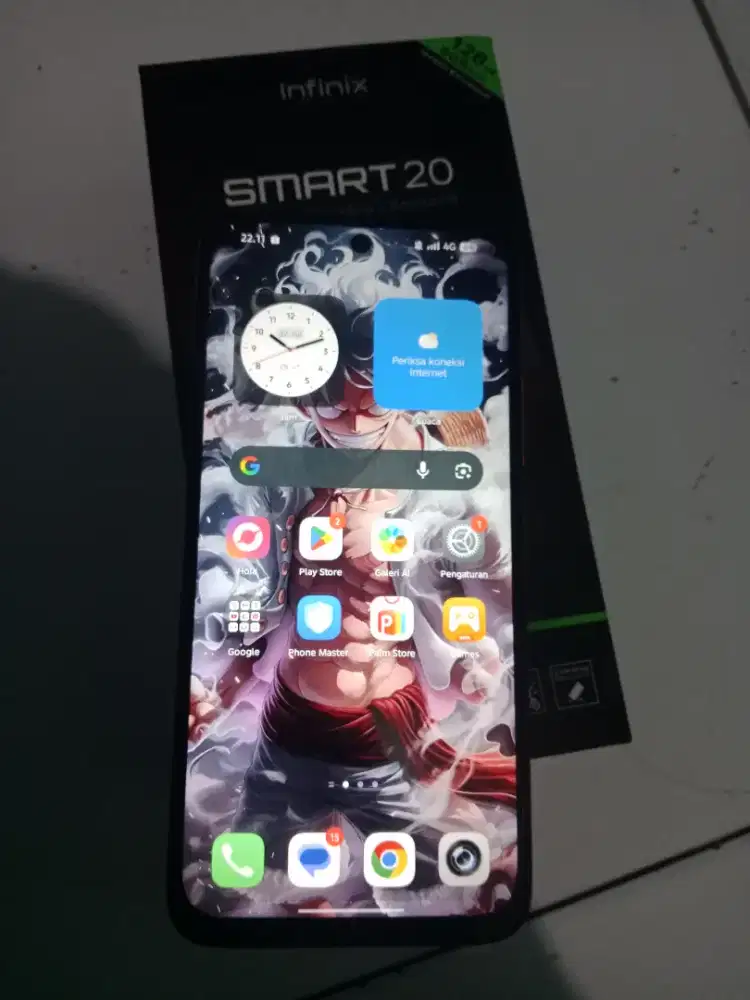 Infinix smart 20 ram 4+4/128 gb mulus fullset garansi panjang