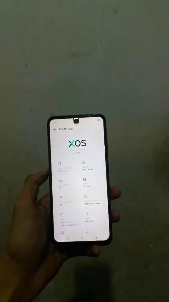 Infinik smart 9 ram 4/128 mlus ori semua