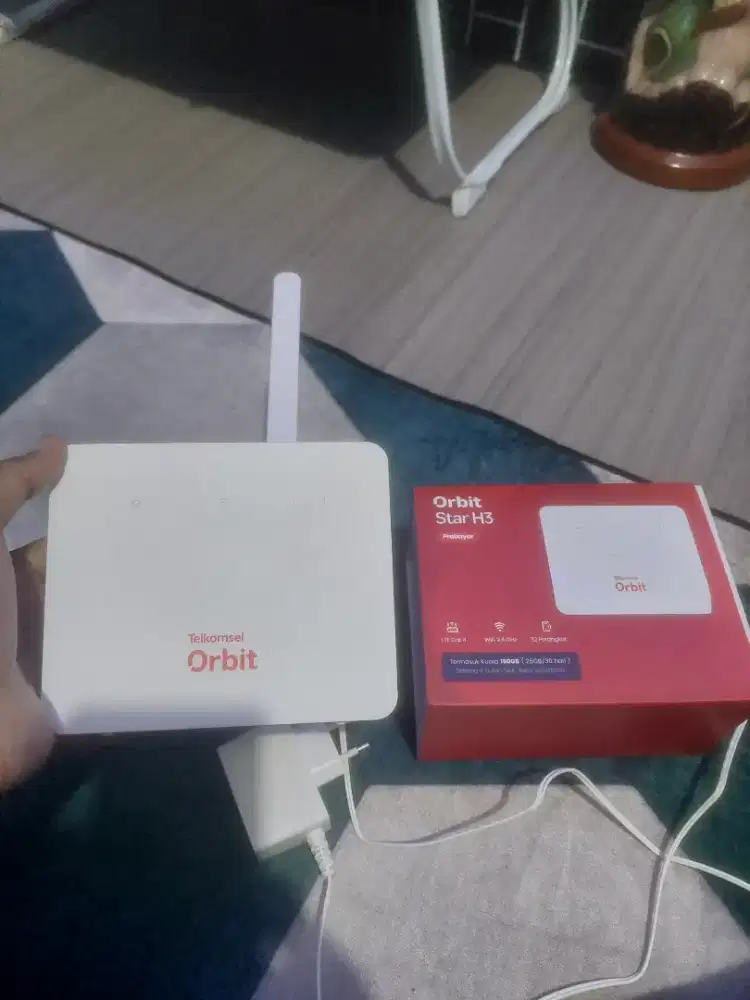 modem telkomsel orbit star H3 + antena tambahan