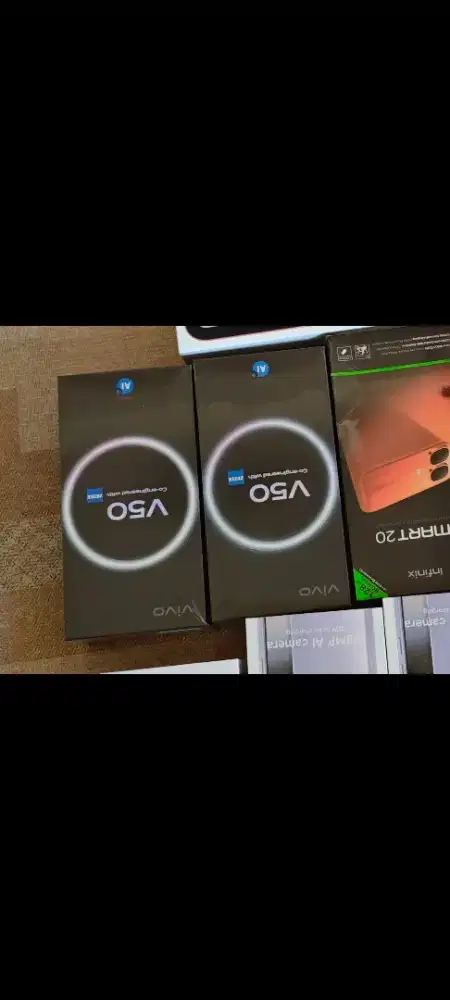 Vivo V50 ram 12gb 5G dan8/256 garansi resmi