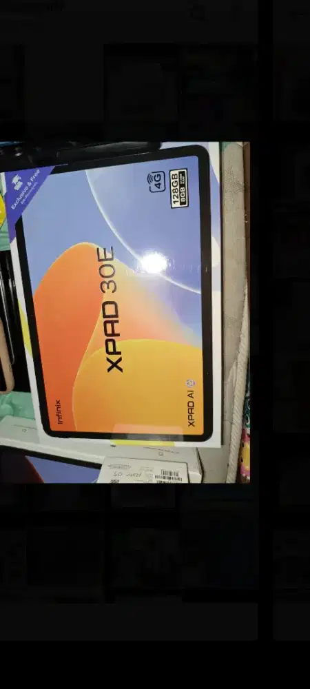 Tablet infinix XPAD 30e 4/128 SIM card sinyal 4G LTE bonus casing