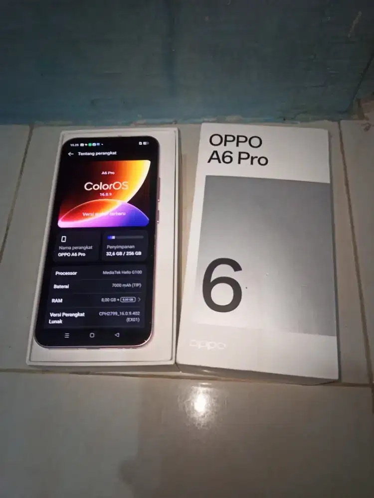 Oppo A6 pro ram 8/256
