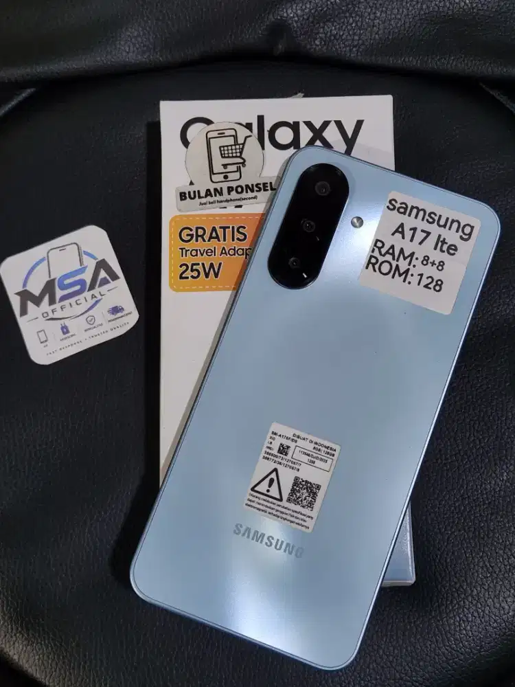 SAMSUNG A17 4G 8+8/128 HARGA PAD SECOND FULLSET