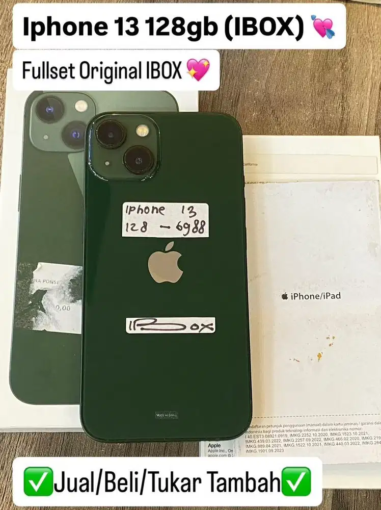 Iphone 13 128 Gb Green Ibox Resmi